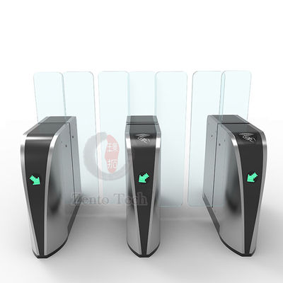 316SS Sliding Pintu Gerbang Otomatis Flap Barrier Gate Pintu Masuk Dua Arah
