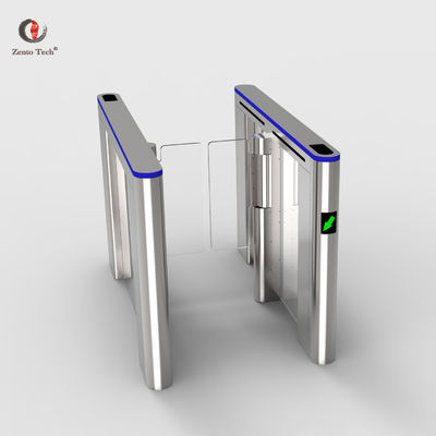 304 Stainless Steel Otomatis Pintu Masuk Flap Barrier Gate Pintu Masuk Dua Arah