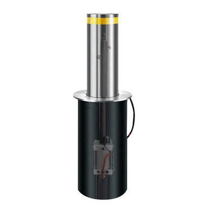 K12 Grade Anti Collision Retractable Hydraulic Rising Bollards Untuk Jalan Masuk