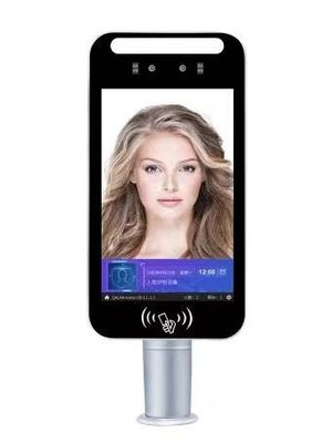 Layar LCD IPS 8 Inci Kehadiran Terminal Pengenalan Wajah Android 5.1