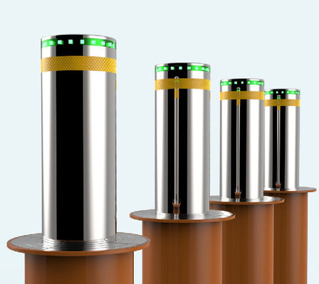 Kontrol PLC Anti Collision Electric Hydraulic Rising Bollards Untuk Jalan Masuk