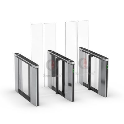 316 Stainless Steel Speedlane Swing Turnstile Gerbang Kecepatan Tinggi Dua Arah