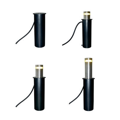 Roadway Safety Stainless Steel Telescopic Hydraulic Rising Bollards 24V