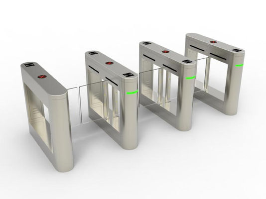 Inframerah Anti Pinch Gedung Kantor Pintu Putar Pedestrian Swing Gates OEM ODM