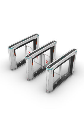 Bidirectional Passage Swing Barrier Kontrol Akses Biometrik Pintu Putar 30-40 Orang/Min