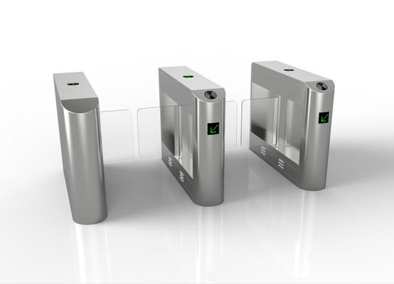 SUS304 Electronic Swing Barrier Turnstile Gates Untuk Kereta Bawah Tanah
