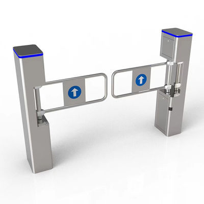 SUS304 Swing Barrier Pintu Masuk Supermarket Gerbang Masuk 0.2s