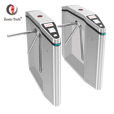 Lebar 600mm Tripod Turnstile Gate Pintu Putar Tiket Supermarket AC 220V