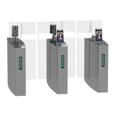 Stainless Steel 304 Pengenalan Wajah Sliding Turnstile 100W