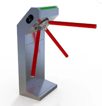 Weatherproof 1.5mm Pedestrian Tripod Turnstile Gate Bi-Directional