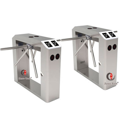 Keamanan Tinggi Dan Keandalan 304SS Elektronik Tripod Turnstile Gates Anti Scour