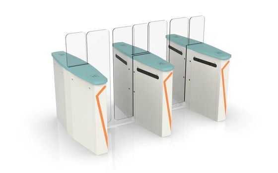 Keamanan Bandara Sliding Turnstile Elektronik Kontrol Akses Kartu Reader Pengakuan Wajah