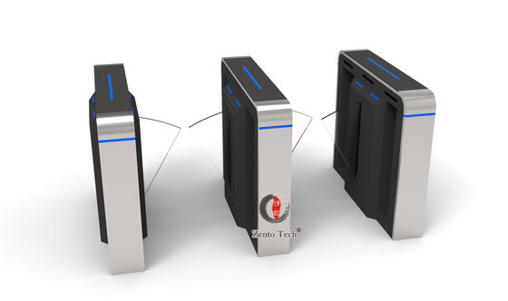 Desain Baru Pedestrian Flap Turnstile Access Control Entry Systems Dengan Card Reader Untuk Bangunan Kantor