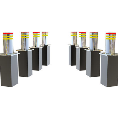 Bollard Hydraulic Rising Retractable untuk Keamanan Tinggi Bangunan 600mm-1200mm Ketebalan 6mm