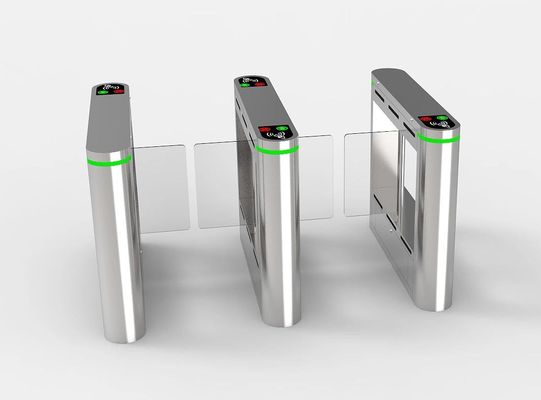 Kecepatan motor 100r/menit Swing Turnstile Gates untuk kontrol akses yang lebih baik