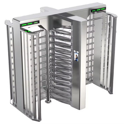 Speed Full Height Turnstile Gate Dengan Bahan SUS304/316 Di UEA 30-45P/Min Kapasitas