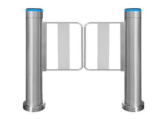 Silinder Speed Lane Turnstile Gate Cahaya yang kuat dan ketahanan suhu tinggi