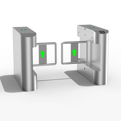 Kontrol Akses Otomatis Swing Barrier Gate Turnstile Kecepatan Tinggi Dengan Card Reader