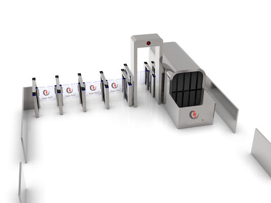 Zento Facial Recognition Turnstile Gate Swing Barrier Gate Kecepatan Cepat Sistem Kartu Kontrol Akses Pejalan kaki