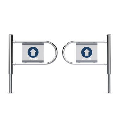 Zento Operasi bebas energi Mekanisme tahan karat Manual Swing Turnstile Gate Barrera De Acceso Manual