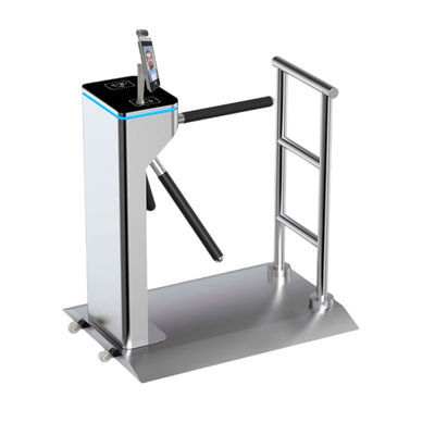 Kontrol Tripod Turnstile 1400*280*980mm dengan Kelembaban Kurang dari 90%