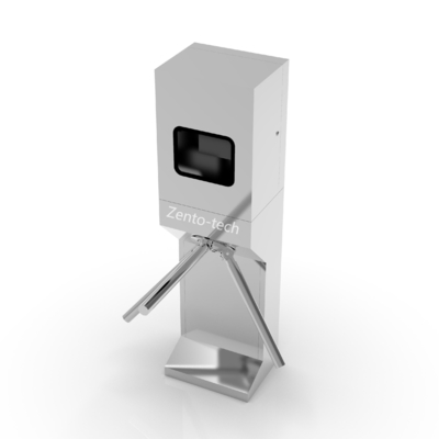 Gerbang Turnstile Tripod Zento dengan Disinfeksi Tangan, 30-45 PPM, IP54