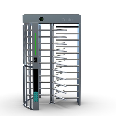 Turnstile Tinggi Penuh 2200mm, Bidirectional, 30-45P / Min Kecepatan