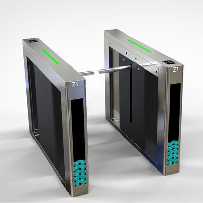 Zento Drop Arm Swing Turnstile dengan Catu Daya DC12V/AC220V Dimensi 1400x160x980mm dan Garansi 12 Bulan