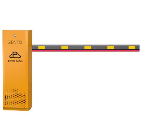 Gerbang Penghalang Boom Motor 24V DC 200W yang Dikendalikan Jarak Jauh dengan Waktu Angkat 4s-6s untuk Tempat Parkir