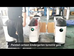 Lebar 600mm Keamanan Tinggi TK Swing Barrier 1200 * 200 * 900mm