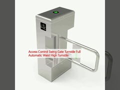 Akses Control Swing Gate Turnstile Full Automatic Pinggang Tinggi Turnstile
