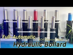 Bollard Hydraulic Rising Retractable untuk Keamanan Tinggi Bangunan 600mm-1200mm Ketebalan 6mm