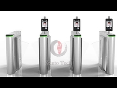 RS485 TCP Flap Barrier Pintu Putar Gerbang Kecepatan Pejalan Kaki AC220V