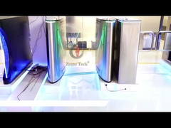 Pintu Putar Flap Barrier Lengan Akrilik Dengan Sidik Jari 40 Orang / Menit