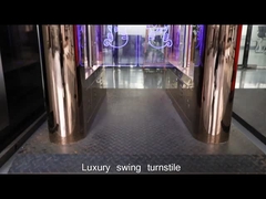 304SS Pedestrian Swing Turnstile Gate Passage Lebar 550mm