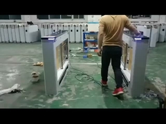 Penghitung lalu lintas luar ruangan 220V Swing Turnstile Gate Otentikasi biometrik