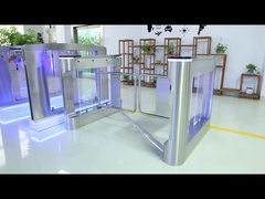 Pabrik Pengakuan Wajah Custom SUS304 Swing Turnstile Keamanan Akses Control