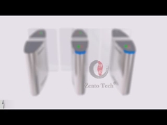 SS304 Face Recognition Sliding Gate Turnstile Passage Lebar 550mm