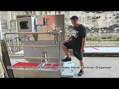 ZT-701 OEM/ODM Tripod Turnstile dengan Dispenser Hand-Sanitizer
