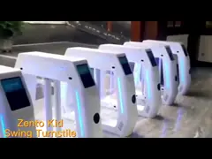 Anak-anak TCP / IP Otomatis Flap Penghalang Pintu Turnstile Pejalan kaki Anti Pinch