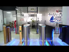 Sistem Kontrol Akses Pembaca RFID Bidirectional Sliding Gate Turnstile IP54